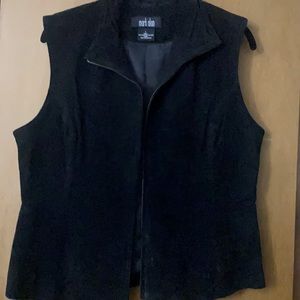 Leather Vest Black